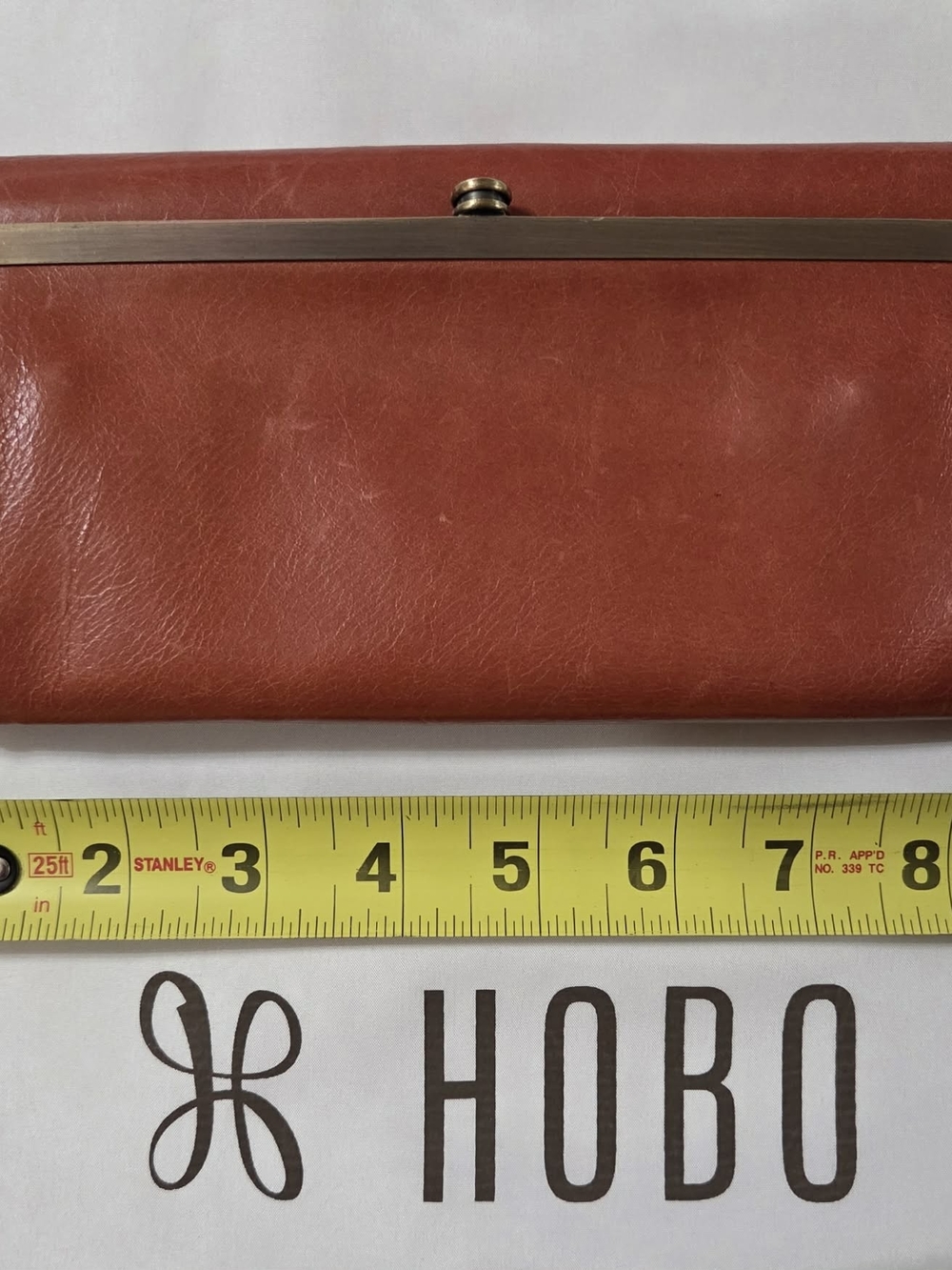 HOBO Lauren Clutch Wallet Floral Brown
